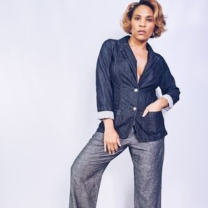 Baccini Denim Blazer